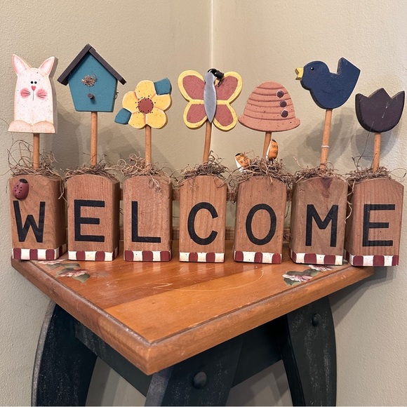Welcome Sign Rustic Desktop Home Decoration - Decorative Welcome Signs Creative - Picture 1 of 7